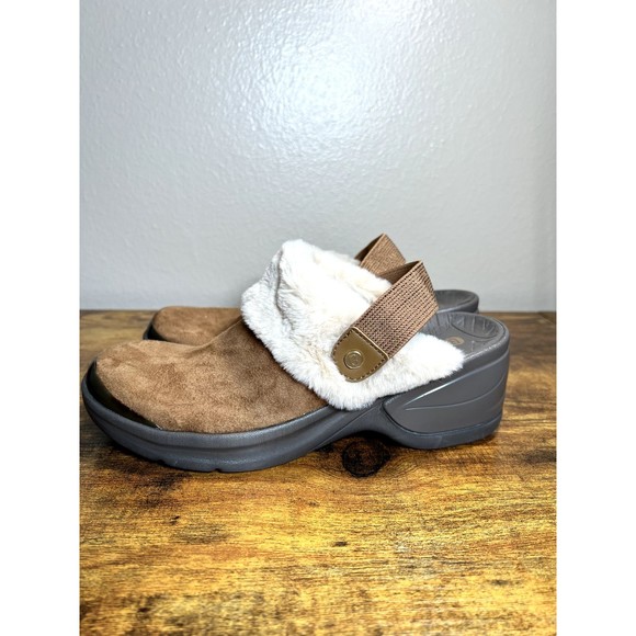 BZees Kismet Faux Fur Slip On Comfort Mules Shoes Women US Size 7.5M - Picture 3 of 13